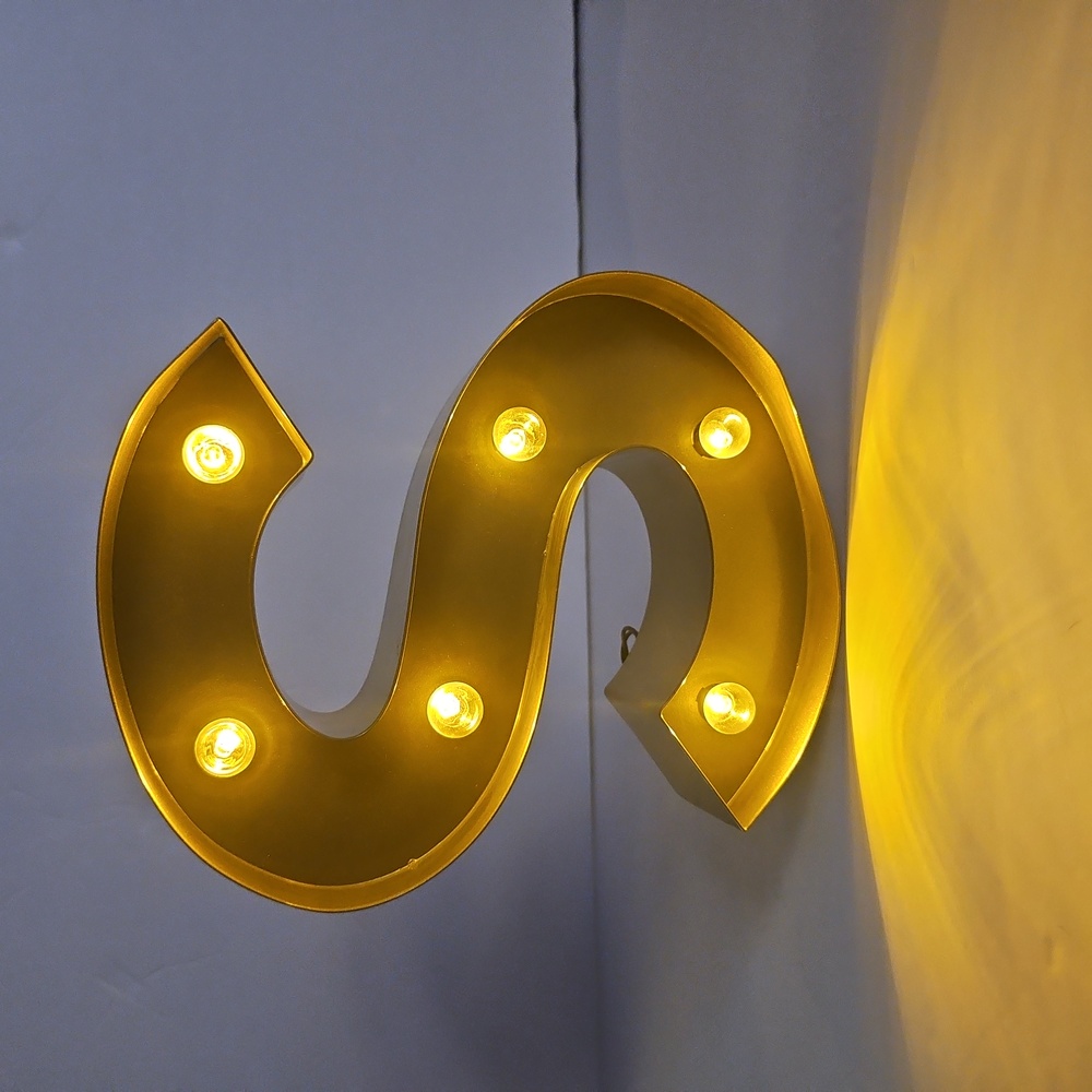 Letter S Marquis Light
